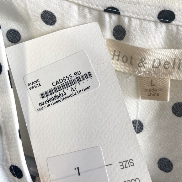 Hot & Delicious White Polka Dot Wrap Dress - Picture 6 of 9